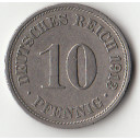GERMANIA  10 Pfennig 1913 Varie Zecche